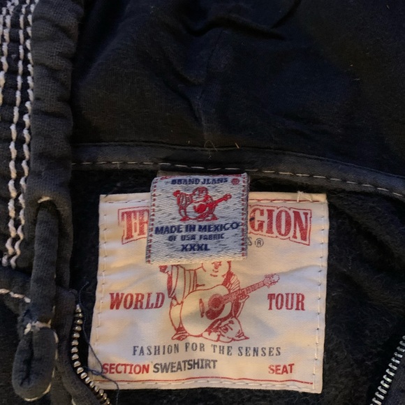 MENS TRUE RELIGION SWEATSHIRT SIXE 3X - Picture 3 of 8